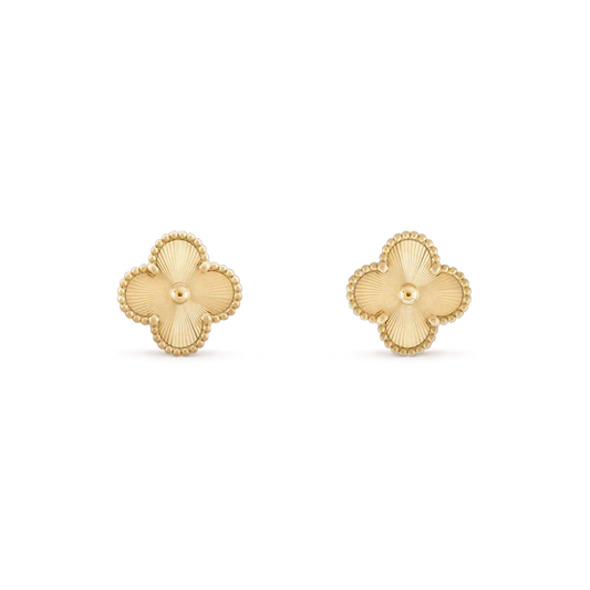 [⭐Veyra]CLOVER MINI 9.5MM LASER EARRINGS
