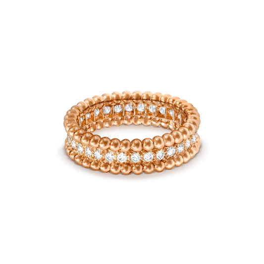 [⭐Veyra]PERLEE DIAMOND ROSE GOLD RING