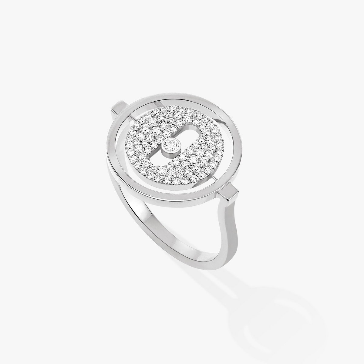 [⭐Veyra]Demo MOVE PAVED SILVER DIAMOND RING