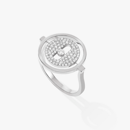 [⭐Veyra]Demo MOVE PAVED SILVER DIAMOND RING