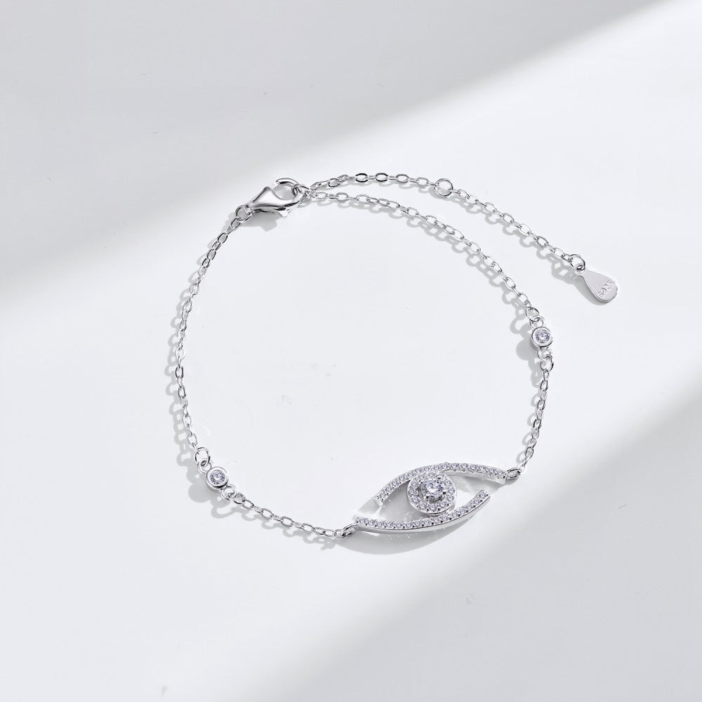 [⭐Veyra]Demo Eye Pave-Set Diamond Bracelet