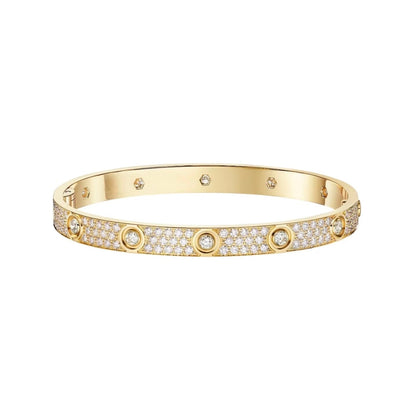 [⭐Veyra]LOVE BRACELET 6.1MM DIAMOND-PAVED 10 BIG DIAMONDS