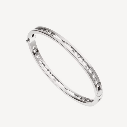 [⭐Veyra]ZERO 1 SPIRAL LOGO SILVER BRACELET