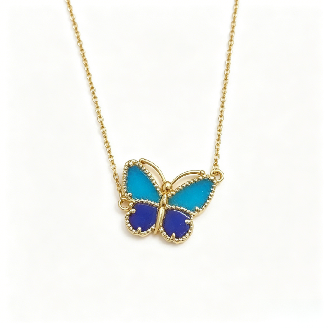 [⭐Veyra]  2026 NEW LUCKY BUTTERFLY 1 MOTIFS NECKLACE