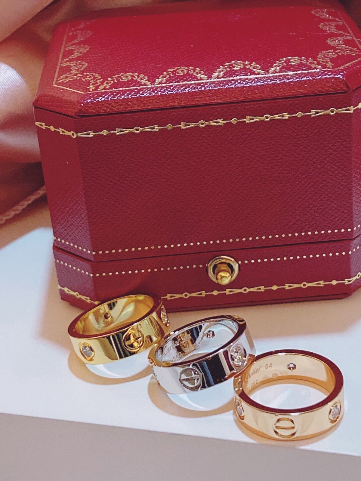 [⭐Veyra]Three-Diamond Ring