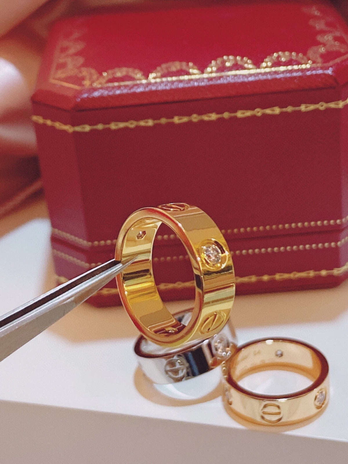 [⭐Veyra]Three-Diamond Ring