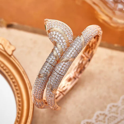 [⭐Veyra]HAUTE COUTURE GOLD SERPENTI BRACELET