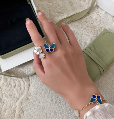[⭐Veyra]2026 NEW TWIN BUTTERFLY LUCKY RING