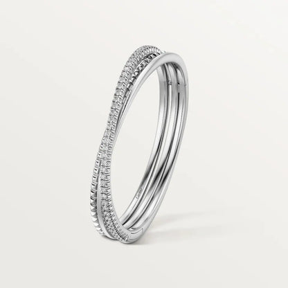 [⭐Veyra]ETINCELLE HALF-PAVED DIAMOND BRACELET
