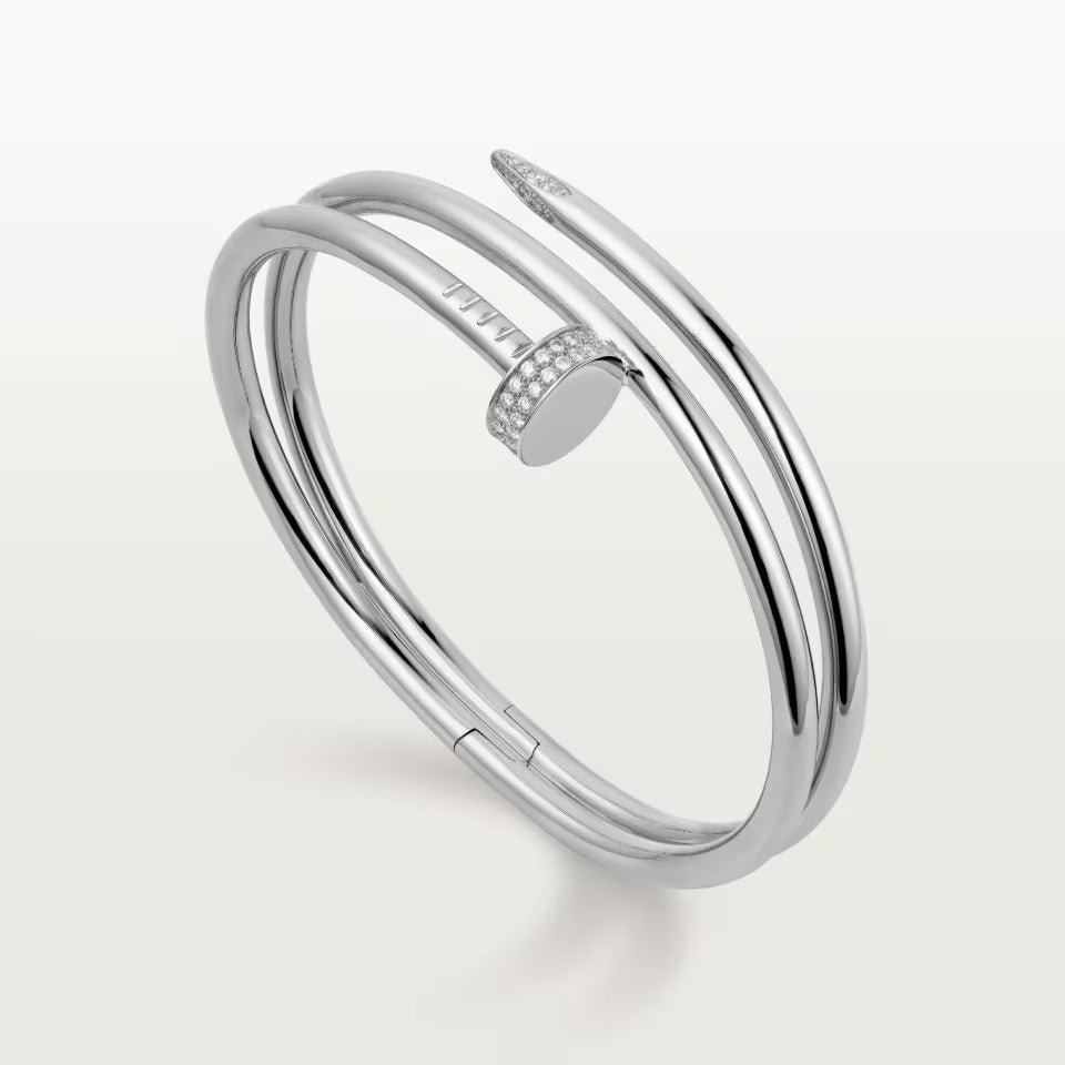 [⭐Veyra]JUSTE BRACELET 3.5MM DOUBLE ROW DIAMOND