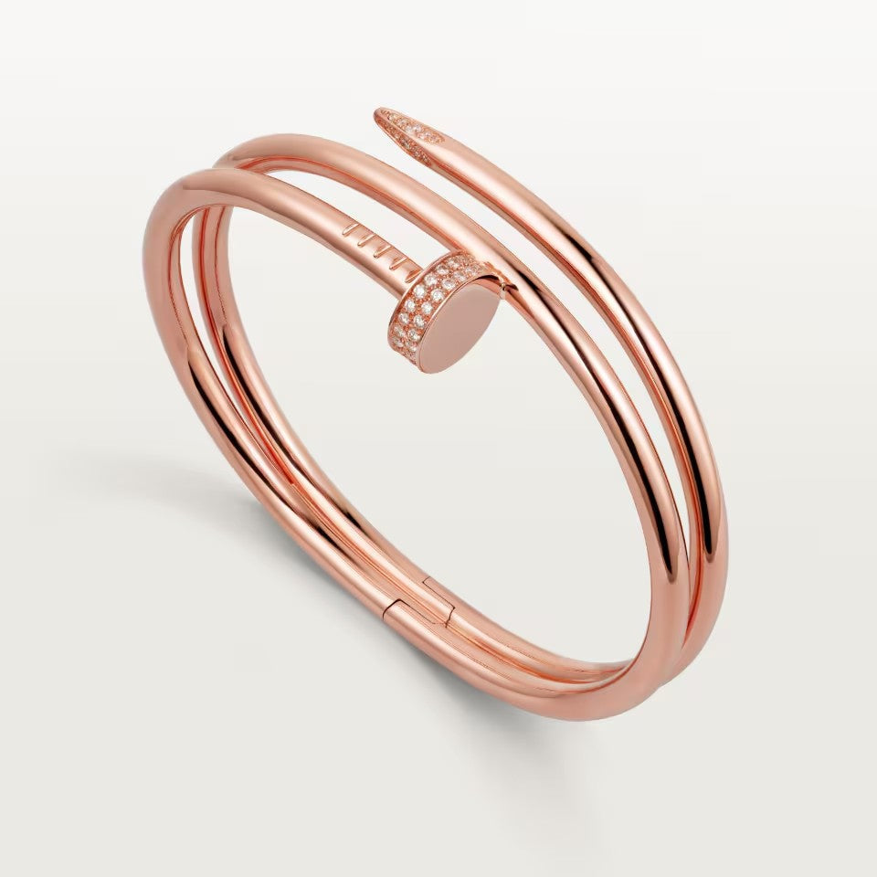 [⭐Veyra]JUSTE BRACELET 3.5MM DOUBLE ROW DIAMOND