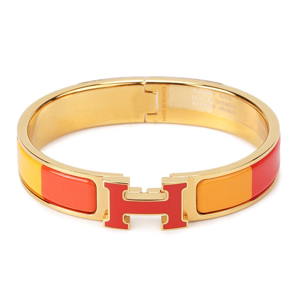 [⭐Veyra]H BRACELET ORANGE RAINBOW CERAMIC