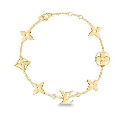 [⭐Veyra]STAR AND SUN 7 MOTIFS GOLD BRACELET