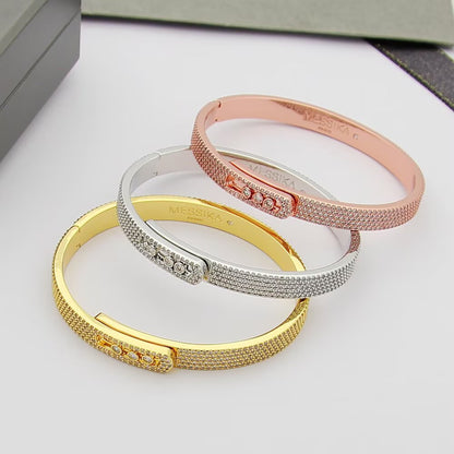 [⭐Veyra]Move Noa Full Pavé Diamond Bangle Bracelet