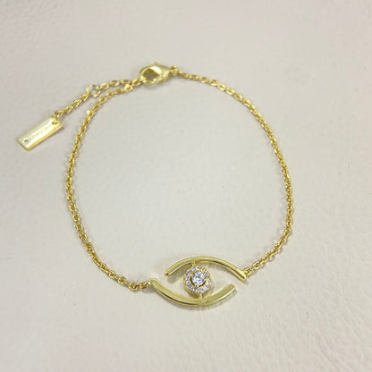[⭐Veyra]Demo Eye Pave-Set Diamond Bracelet