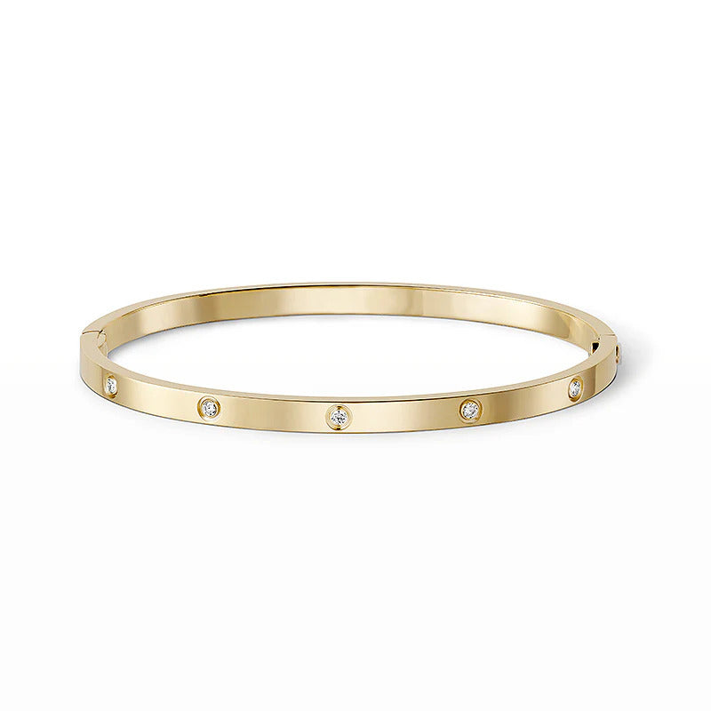 [⭐Veyra]LOVE BRACELET 3.65MM 10 DIAMONDS