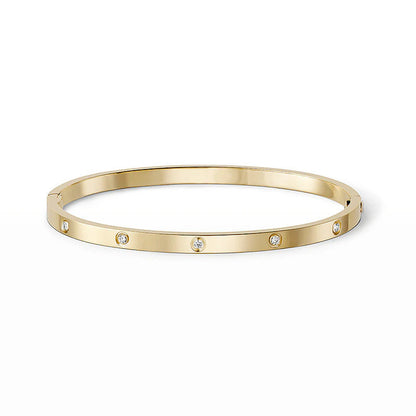 [⭐Veyra]LOVE BRACELET 3.65MM 10 DIAMONDS