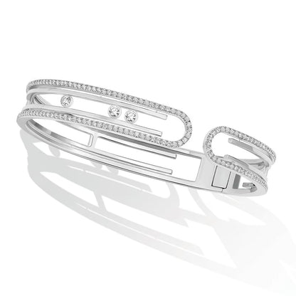 [⭐Veyra]MOVE 10TH PAVED DIAMOND BRACELET