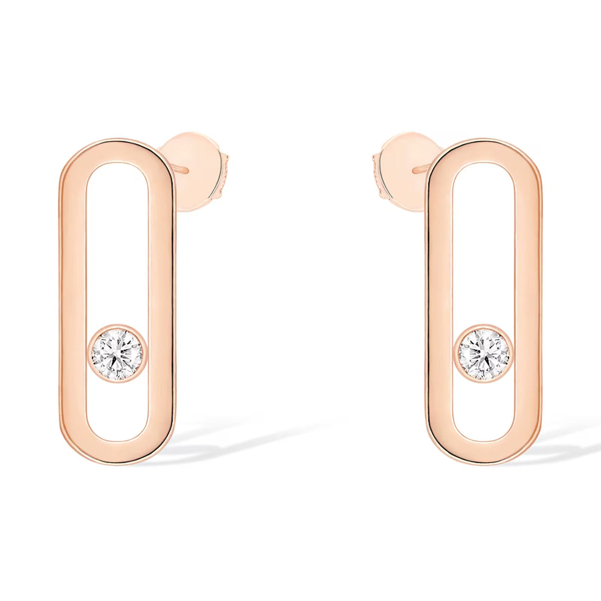 [⭐Veyra]MOVE UNO SMALL 1 DIAMOND EARRINGS