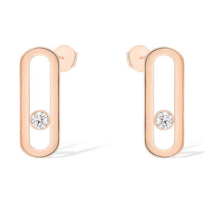 [⭐Veyra]MOVE UNO SMALL 1 DIAMOND EARRINGS