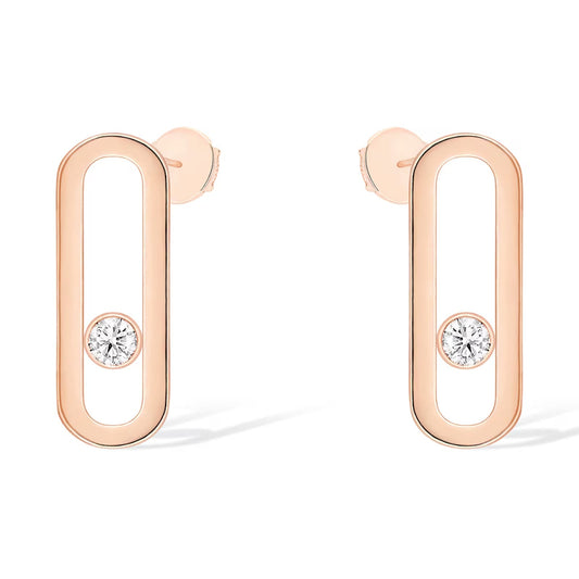 [⭐Veyra]MOVE UNO SMALL 1 DIAMOND EARRINGS