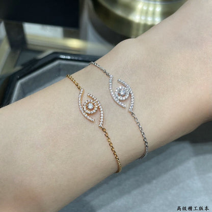 [⭐Veyra]Demo Eye Pave-Set Diamond Bracelet