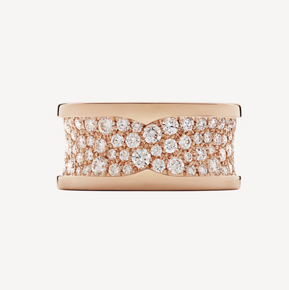 [⭐Veyra]ZERO 1 WITH PAVED DIAMONDS ON THE SPIRAL RING