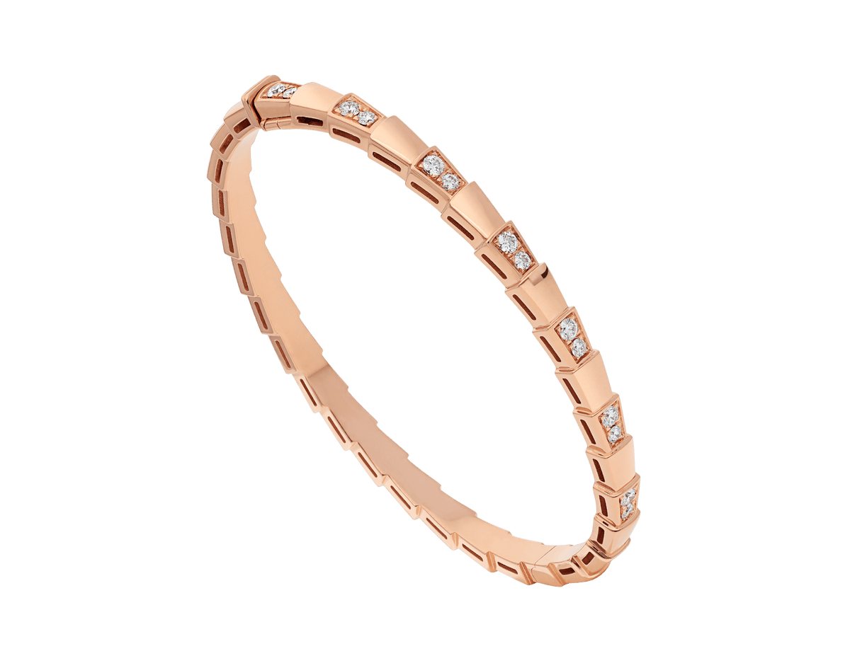 [⭐Veyra]SERPENTI BRACELET PINK GOLD DIAMOND
