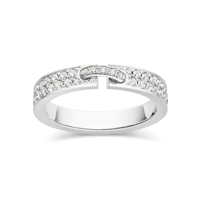 [⭐Veyra]ALLIANCE LIENS VIDENCE PAVED DIAMOND 4MM RING