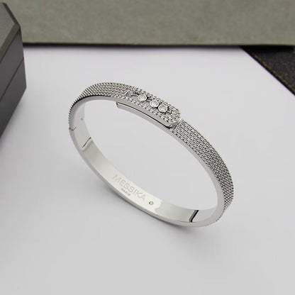 [⭐Veyra]Move Noa Full Pavé Diamond Bangle Bracelet
