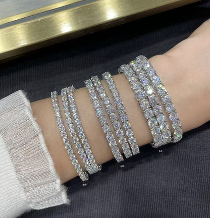 [⭐Veyra jewelrys]TENNIS BRACELET WITH FULL DIAMOND SETTING