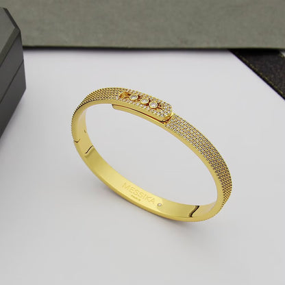[⭐Veyra]Move Noa Full Pavé Diamond Bangle Bracelet