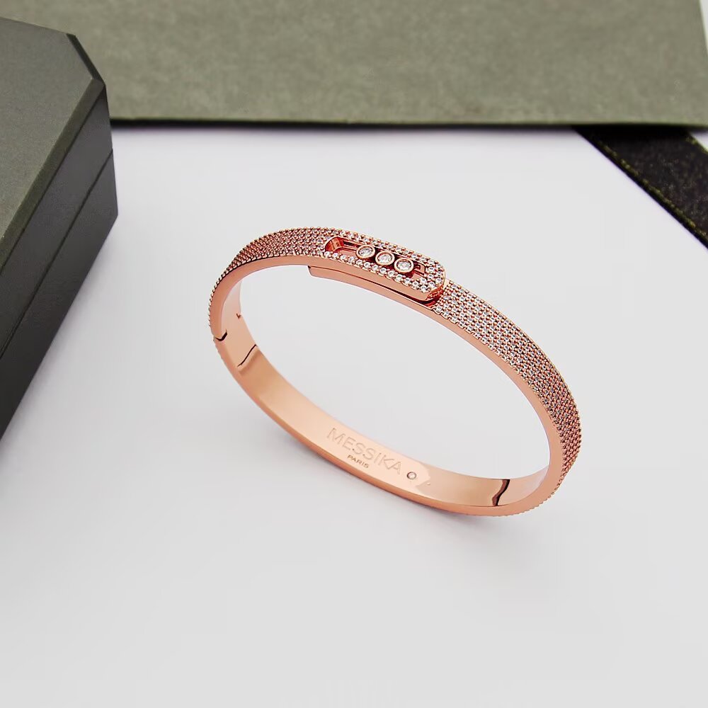 [⭐Veyra]Move Noa Full Pavé Diamond Bangle Bracelet