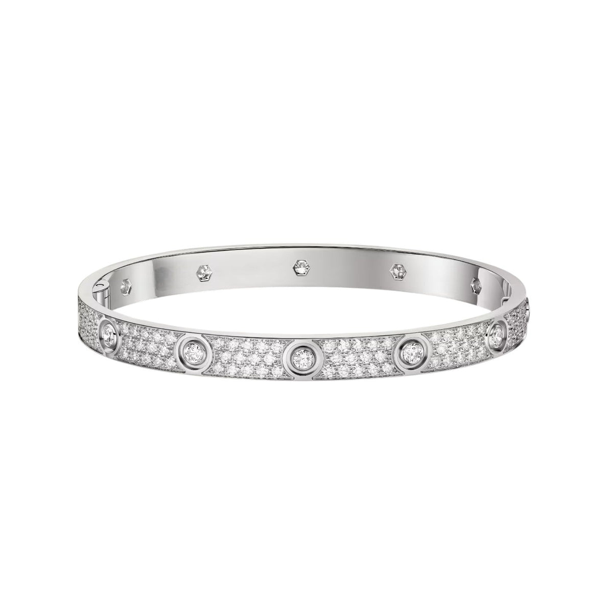 [⭐Veyra]LOVE BRACELET 6.1MM DIAMOND-PAVED 10 BIG DIAMONDS