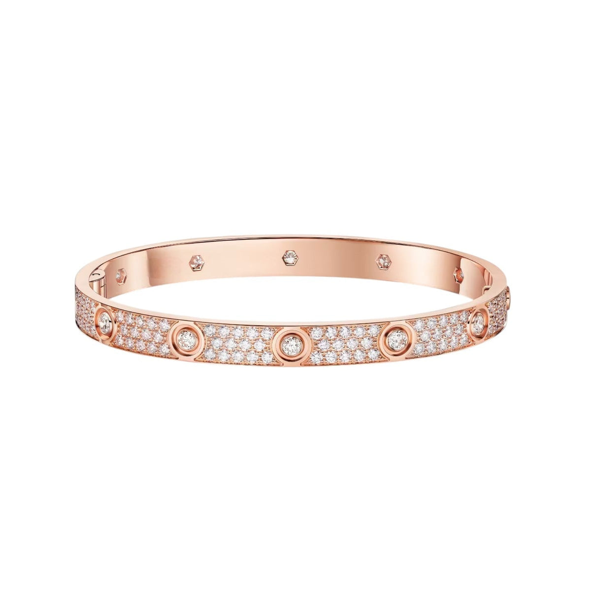 [⭐Veyra]LOVE BRACELET 6.1MM DIAMOND-PAVED 10 BIG DIAMONDS