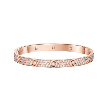 [⭐Veyra]LOVE BRACELET 6.1MM DIAMOND-PAVED 10 BIG DIAMONDS