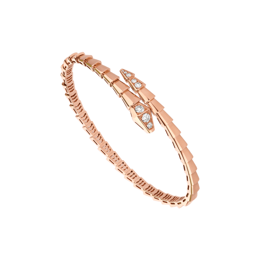 [⭐Veyra]SERPENTI BRACELET DIAMONDS PINK GOLD