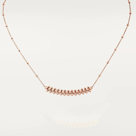 [⭐Veyra]CLASH PINK GOLD NECKLACE