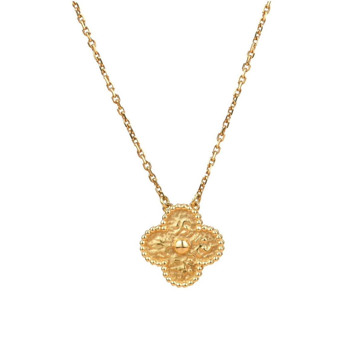 [⭐Veyra]CLOVER 15MM  BRONZING NECKLACE