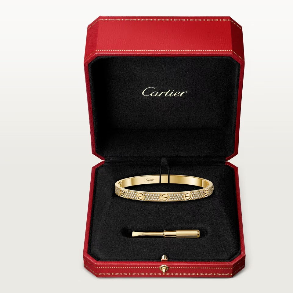 [⭐Veyra]LOVE BRACELET 4.8MM DIAMOND-PAVED