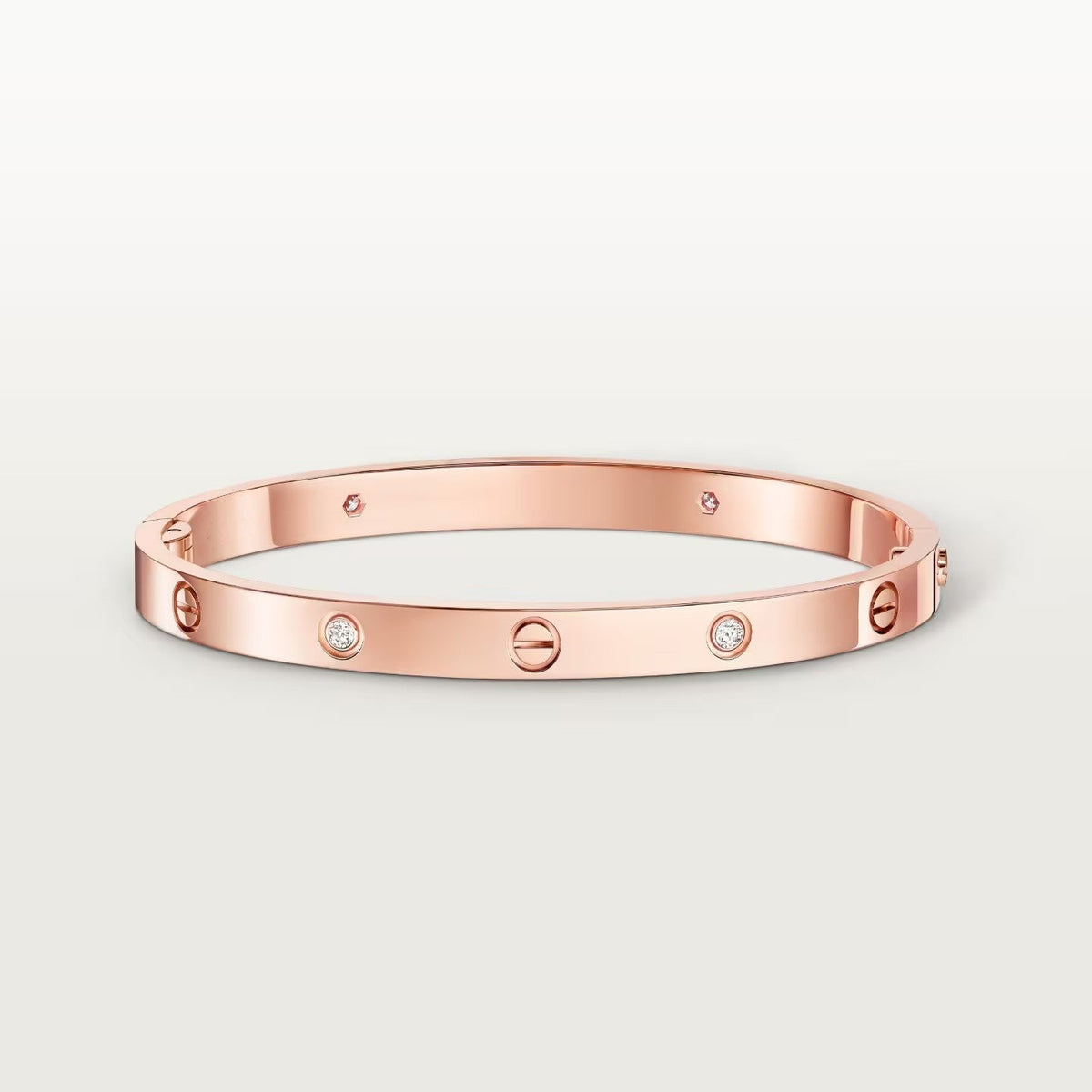 [⭐Veyra]LOVE BRACELET 4.8MM 4 DIAMONDS