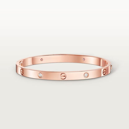 [⭐Veyra]LOVE BRACELET 4.8MM 4 DIAMONDS