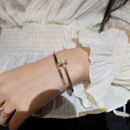 [⭐Veyra]JUSTE BRACELET 3.5MM DIAMONDS