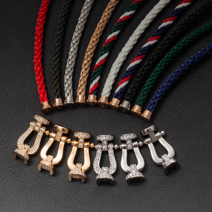 [⭐Veyra]FORCE LARGE HORSESHOE NO DIAMOND BRACELET GOLD