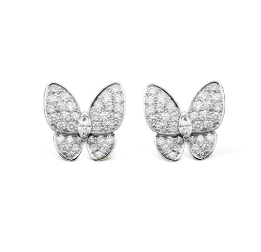[⭐Veyra]BUTTERFLY ALL DIAMOND EARRINGS