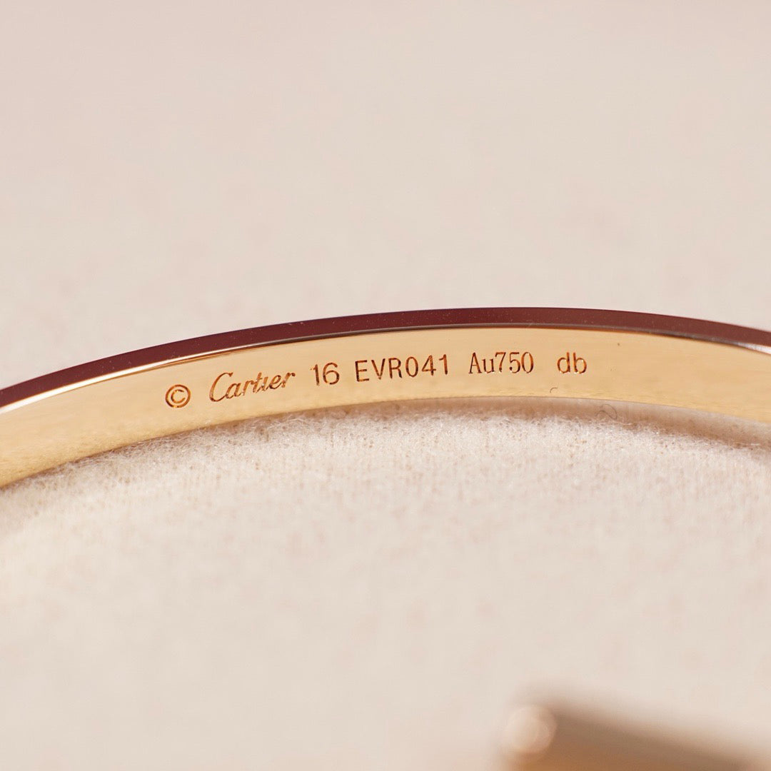 [⭐Veyra]LOVE BRACELET 3.65MM 6 DIAMONDS