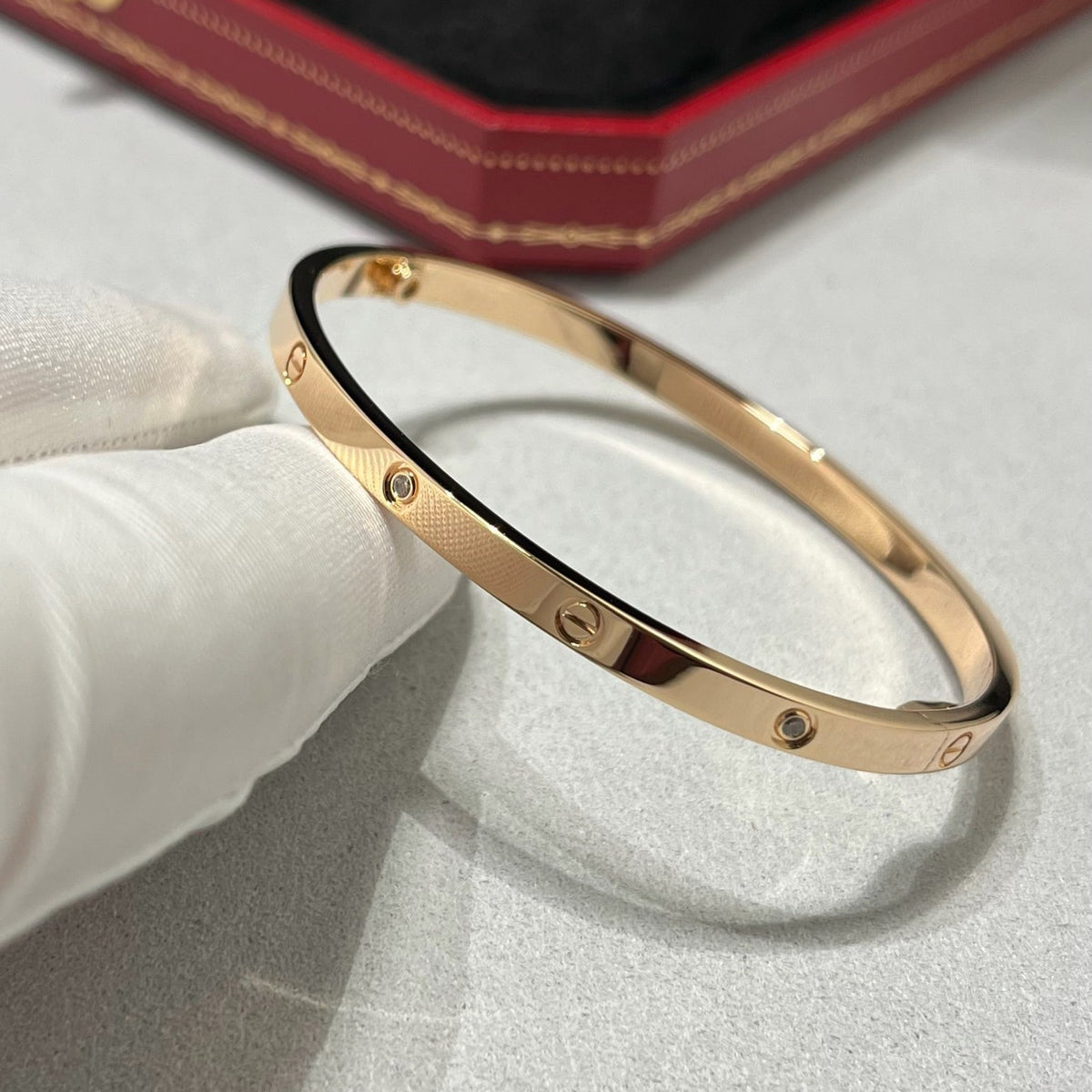 [⭐Veyra]LOVE BRACELET 3.65MM 6 DIAMONDS