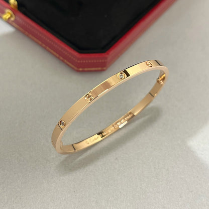 [⭐Veyra]LOVE BRACELET 3.65MM 6 DIAMONDS
