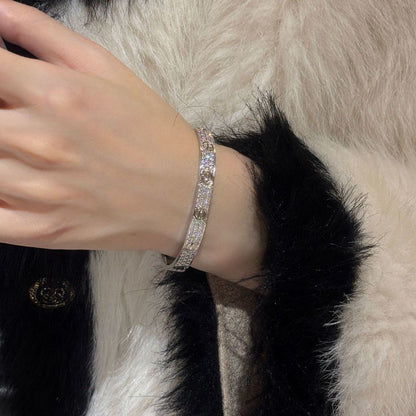 [⭐Veyra]LOVE BRACELET 6.1MM DIAMOND-PAVED