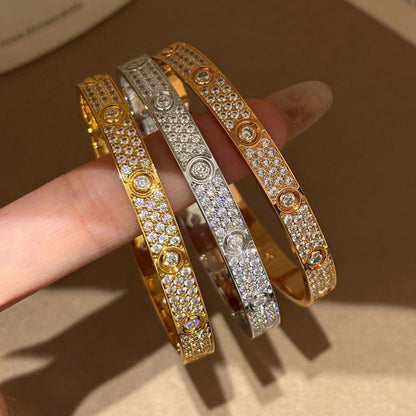 [⭐Veyra]LOVE BRACELET 6.1MM DIAMOND-PAVED 10 BIG DIAMONDS